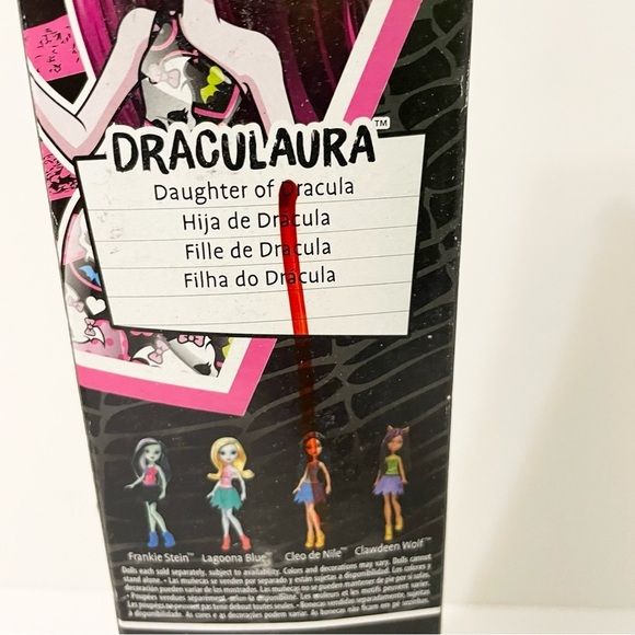 Monster High Draculaura Doll Damaged Box - Picture 8 of 16